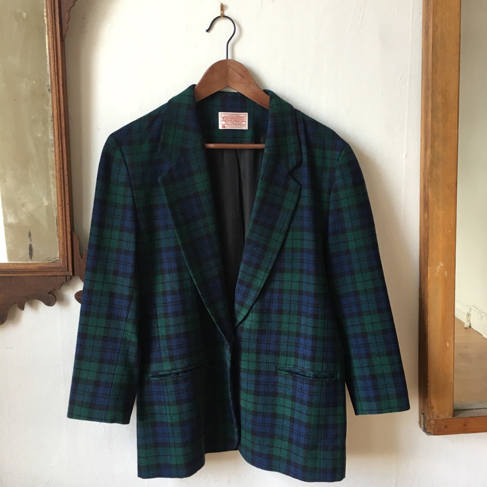 Original Oversized Pendleton Wool Blazer